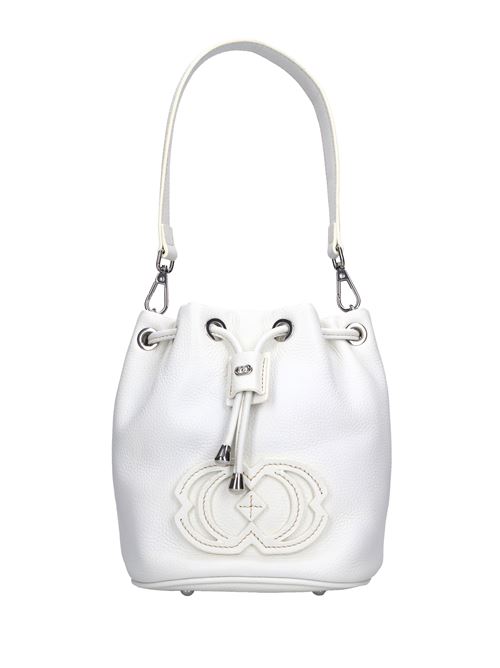 Borsa Navajo Bucket in pelle LA CARRIE | NAVAJO BUKCET TUMBLEDOFF WHITE